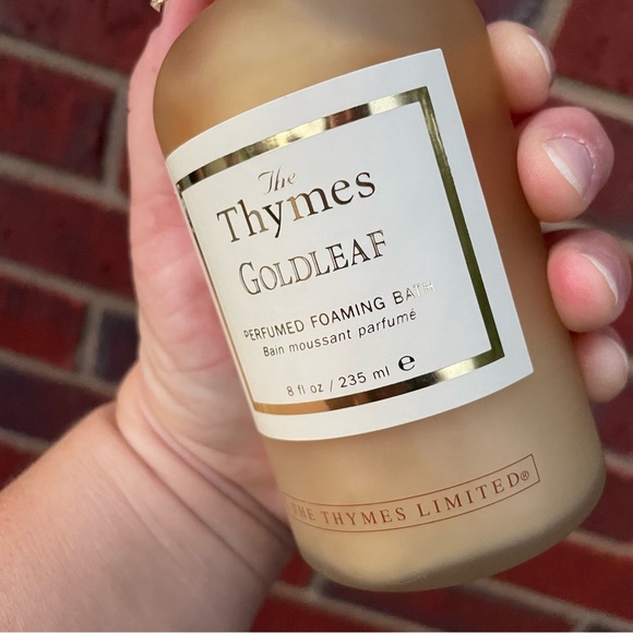 Tye Thymes Perfumed Foaming Bath Gold Leaf Hydrangeas 8oz/ 235ml Original New - Picture 3 of 4